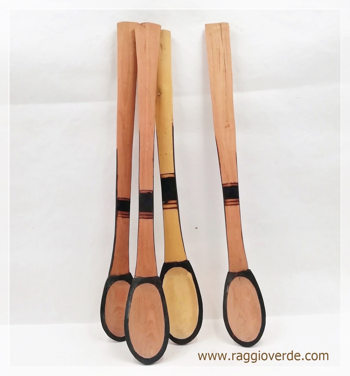 Cucchiai tradizionali in legno lunghi - cm37 cm circa